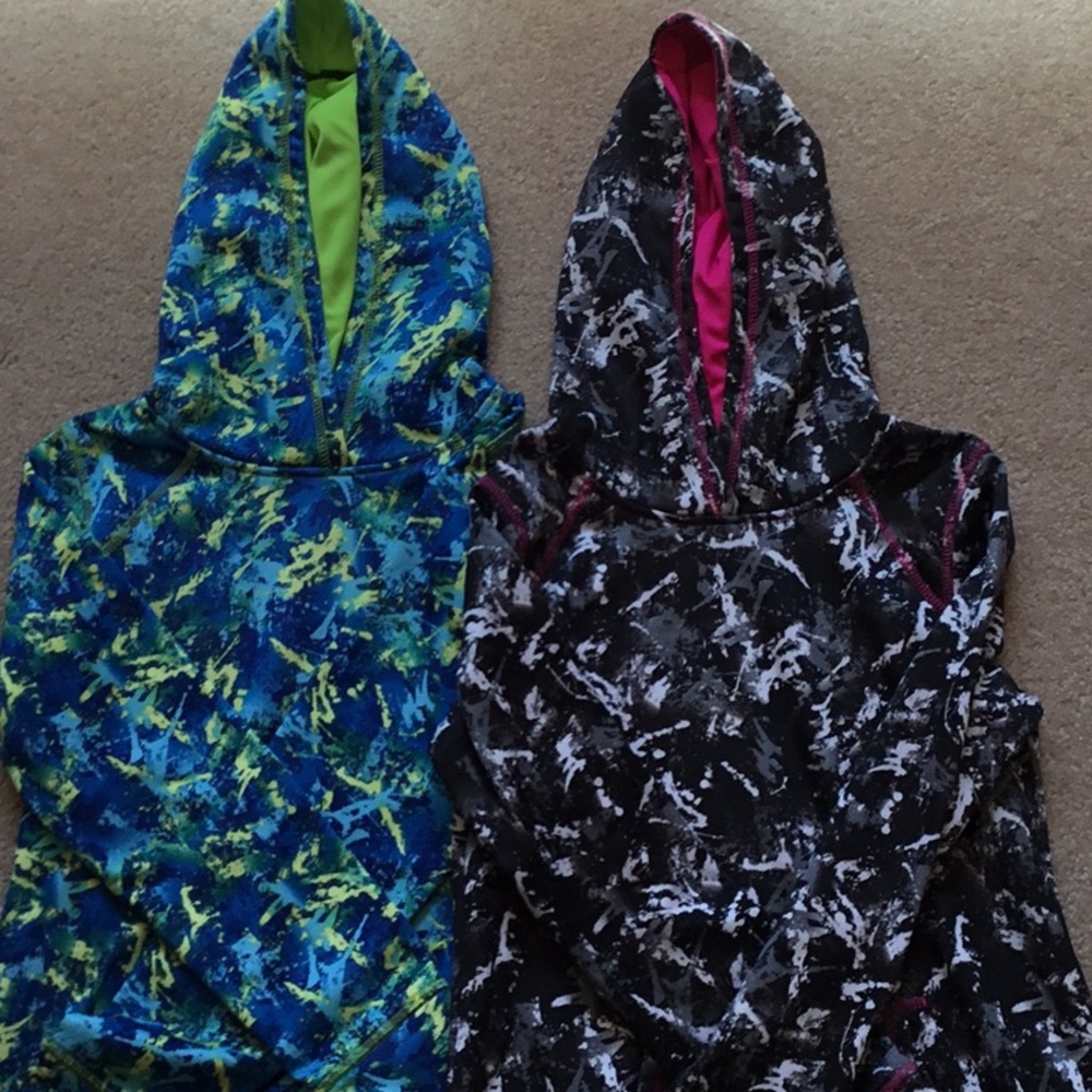 Two mambo sweatshirts